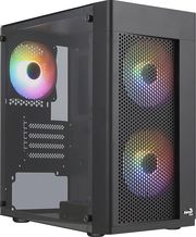 AEROCOOL CASE AEROCOOL HEXFORM G-BK-V2 MINI TOWER WINDOW BLACK