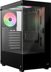 AEROCOOL CASE AEROCOOL PIVOT-G-BK-V3 MIDI TOWER TEMPERED GLASS BLACK