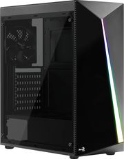 AEROCOOL CASE AEROCOOL SHARD-G-BK MIDI TOWER TEMPERED GLASS BLACK