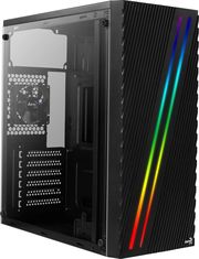 AEROCOOL CASE AEROCOOL STREAK MIDI TOWER WINDOW BLACK