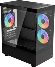 CASE AEROCOOL VIEWPORT MINI G-BK-V2 MINI TOWER TEMPERED GLASS BLACK