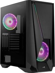 AEROCOOL CASE AEROCOOL VISOR-G-BK-V1 MIDI TOWER TEMPERED GLASS BLACK