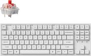 KEYCHRON ΜΗΧΑΝΙΚΟ ΠΛΗΚΤΡΟΛΟΓΙΟ KEYCHRON K8 PRO HS G PRO RED SWITCH RGB BACKLIGHT ALUMINUM WHITE (K8P-Q1)