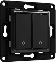 SHELLY SHELLY WALL SWITCH 2 BLACK