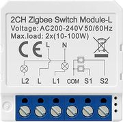 AVATTO LZWSM16-W2 ZIGBEE 2 CHANNEL SMART INTERNAL SWITCH