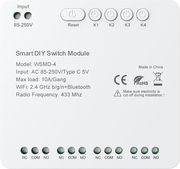 AVATTO WSMD-4 250V INTERNAL 4 CHANNEL TUYA WIRELESS SMART SWITCH