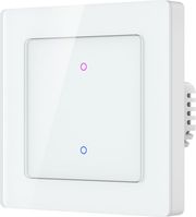 AVATTO TS20-EU-W2 TUYA WIRELESS 2 CHANNEL LIGHT WALL TOUCH SWITCH WHITE