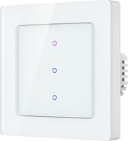 AVATTO TS20-EU-W3 TUYA WIRELESS 3 CHANNEL LIGHT WALL TOUCH SWITCH WHITE