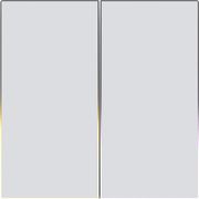 AVATTO TS60-EU-W2 TUYA WIRELESS 2 CHANNEL LIGHT WALL TOUCH SWITCH WHITE