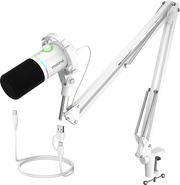 MAONO PD200XS DYNAMIC MICROPHONE WITH STAND WHITE