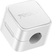 YESIDO C216WH CABLE ORGANIZER 4-PACK WHITE
