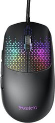 YESIDO KB32 WIRED GAMING MOUSE RGB 7200DPI BLACK