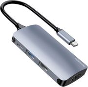 YESIDO HB16 USB-C HUB 7IN1 GREY