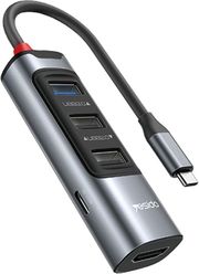YESIDO HB22 USB-C HUB 5IN1 GREY