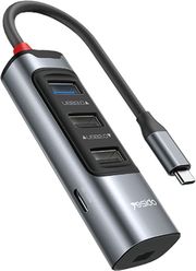 YESIDO HB24 USB-C HUB 5IN1 GREY