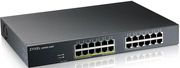 ZYXEL GS1915-24EP SWITCH 24-PORT GIGABIT MANAGED STANDALONE OR NEBULA MANAGEMENT RACK MOUNT POE