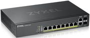 ZYXEL GS2220-10HP SWITCH SWITCH 8-PORT GBE POE + 2-PORT COMBO (RJ45/SFP) L2