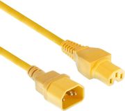 ACT AK5311 POWERCORD C14 - C15 YELLOW 2 M