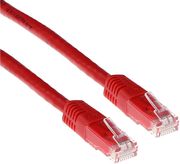 ACT IB8501 RED 1 METER U/UTP CAT6 PATCH CABLE WITH RJ45 CONNECTORS