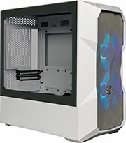 COOLERMASTER CASE COOLERMASTER MASTERBOX TD300 MESH MINI TOWER WHITE