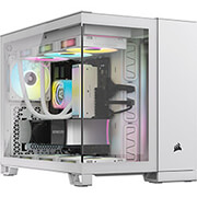 CORSAIR CASE CORSAIR 2500X DUAL CHAMBER TEMPERED GLASS MIDI-TOWER WHITE