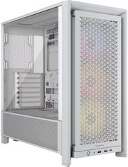 CASE CORSAIR FRAME 4000D RS ARGB MODULAR MIDI-TOWER TEMPERED GLASS WHITE MINI-ITX/MICRO-ATX/ATX/EAT