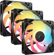 CORSAIR RS120-R ARGB 120MM PWM REVERSE FAN TRIPLE PACK BLACK CO-9050196-WW