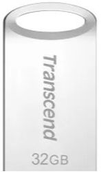 TRANSCEND TRANSCEND TS32GJF710S JETFLASH 710 32GB USB3.2 FLASH DRIVE SILVER