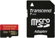 TRANSCEND TRANSCEND TS32GUSDHC10U1 32GB MICRO SDHC CLASS 10 UHS-I 600X ULTIMATE WITH ADAPTER