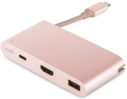MOSHI MOSHI USB-C MULTIPORT ADAPTER RED GOLD