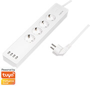 LOGILINK LOGILINK SH0104 SMART WIFI SOCKET OUTLET 4-WAY 4X USB WITH TUYA