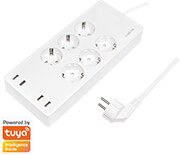 LOGILINK LOGILINK SH0105 SMART WIFI SOCKET OUTLET 6-WAY 4X USB WITH TUYA