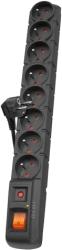 ACAR SURGE PROTECTOR S8 8 SOCKETS 1.5M BLACK ΜΕ ΔΙΑΚΟΠΤΗ