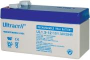 ULTRACELL ULTRACELL UL1.3-12 12V/1.3AH REPLACEMENT BATTERY