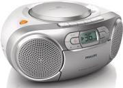 PHILIPS PHILIPS AZ127/12 CD/CASSETTE SOUNDMACHINE WITH DYNAMIC BASS BOOST SILVER