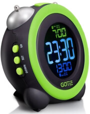 GOTIE GBE-300Z ALARM CLOCK GREEN