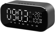 AKAI AKAI ABTS-S2 DUAL ALARM CLOCK AND BLUETOOTH SPEAKER 6W WITH RADIO, AUX-IN AND USB FOR CHARGING BLAC