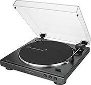 AUDIO TECHNICA AT-LP60X-GM FULLY AUTOMATIC BELT-DRIVE TURNTABLE GUNMETAL/BLACK