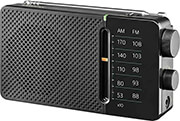 SANGEAN SANGEAN SR-36 ΦΟΡΗΤΟ ΡΑΔΙΟΦΩΝΟ FM/AM BLACK POCKET 110