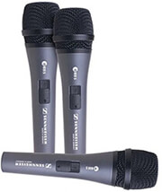 SENNHEISER SENNHEISER E-835-S-3-PACK ΣΕΤ ΤΡΙΩΝ ΜΙΚΡΟΦΩΝΩΝ