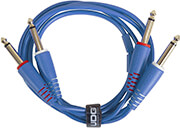 UDG UDG GEAR U97002LB ULTIMATE AUDIO CABLE SET 1/4'' JACK - 1/4'' JACK BLUE STRAIGHT 1.5M