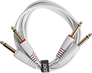 UDG UDG GEAR U97002WH ULTIMATE AUDIO CABLE SET 1/4'' JACK - 1/4'' JACK WHITE STRAIGHT 1.5M