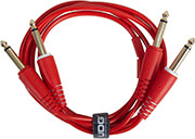 UDG UDG GEAR U97004RD ULTIMATE AUDIO CABLE SET 1/4'' JACK - 1/4'' JACK RED STRAIGHT 3M