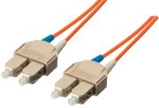 EQUIP EQUIP 253313 FIBER OPTIC PATCHCABLE SC-SC DUPLEX MM 50/125 OM2 ORANGE LSOH 3M