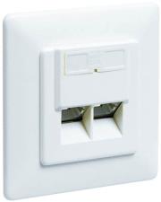 ΠΡΙΖΑ ΤΟΙΧΟΥ ΧΩΝΕΥΤΗ CAT 6 ΛΕΥΚΗ