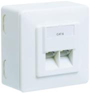 ΠΡΙΖΑ ΤΟΙΧΟΥ ΕΞΩΤΕΡΙΚΗ CAT 6 ΛΕΥΚΗ