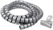 LOGILINK KAB0013 CABLE SPIRAL WRAPPING BAND 2.5M GRAY