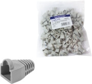 LOGILINK MP0005 STRAIN RELIEF HOODS FOR MODULAR PLUGS 100PCS GREY