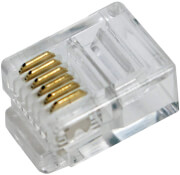 LOGILINK MP0019 RJ12 MODULAR PLUG UNSHIELDED 100PCS