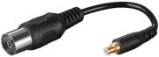 OEM RF TV ANTENNA COAXIAL MCX ADAPTER CABLE 0.1M